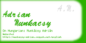 adrian munkacsy business card