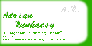 adrian munkacsy business card